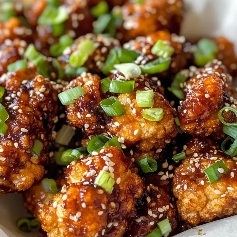 Air Fryer Sesame Cauliflower Wings