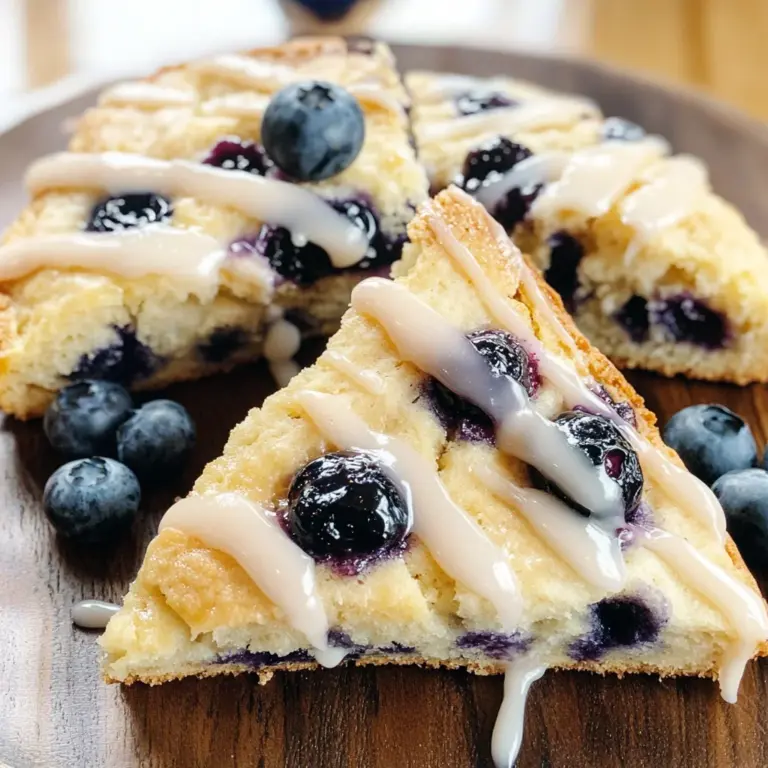 Almond Flour Lemon Blueberry Scones