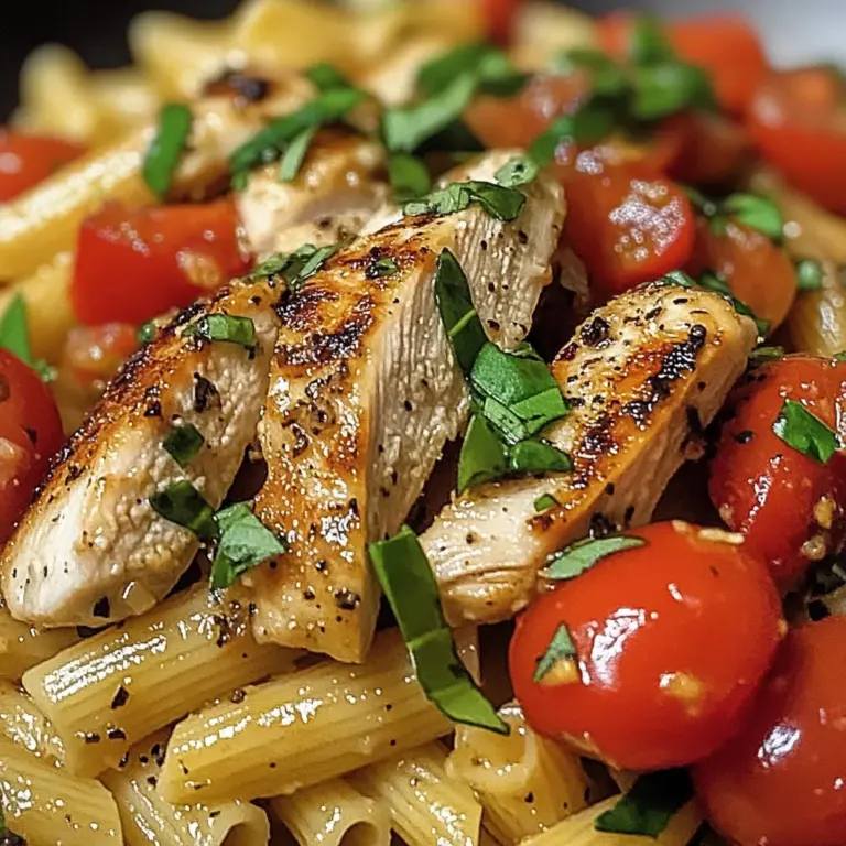 Bruschetta Chicken Pasta