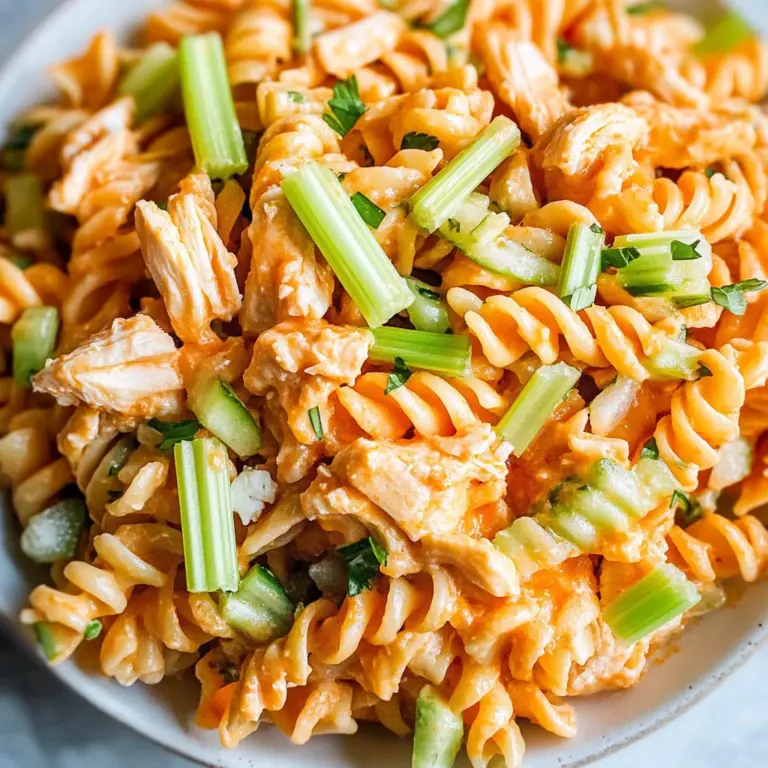 Buffalo Chicken Pasta Salad