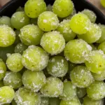 Candied Frozen Sour Grapes