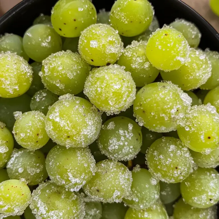 Candied Frozen Sour Grapes