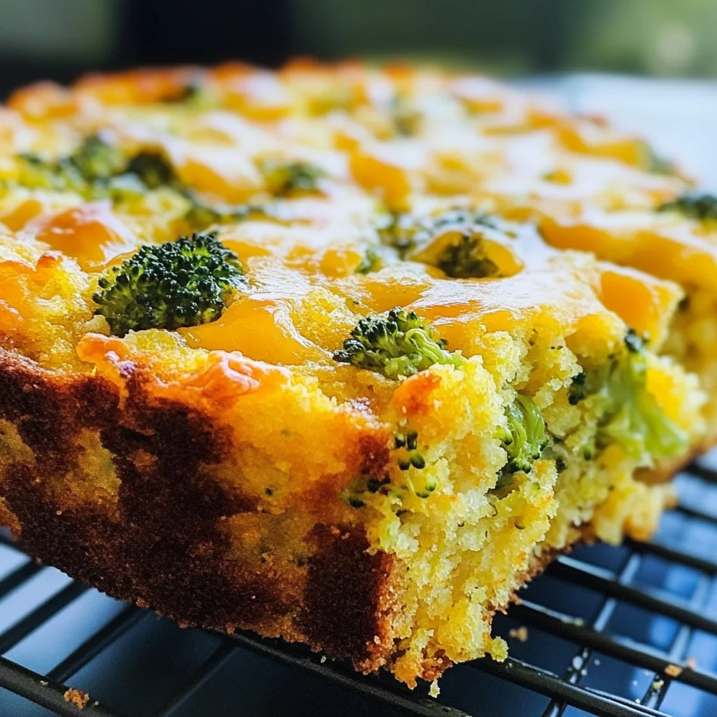 Cheesy Broccoli Cornbread