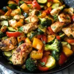 Chicken and Vegetables Skillet Recipe