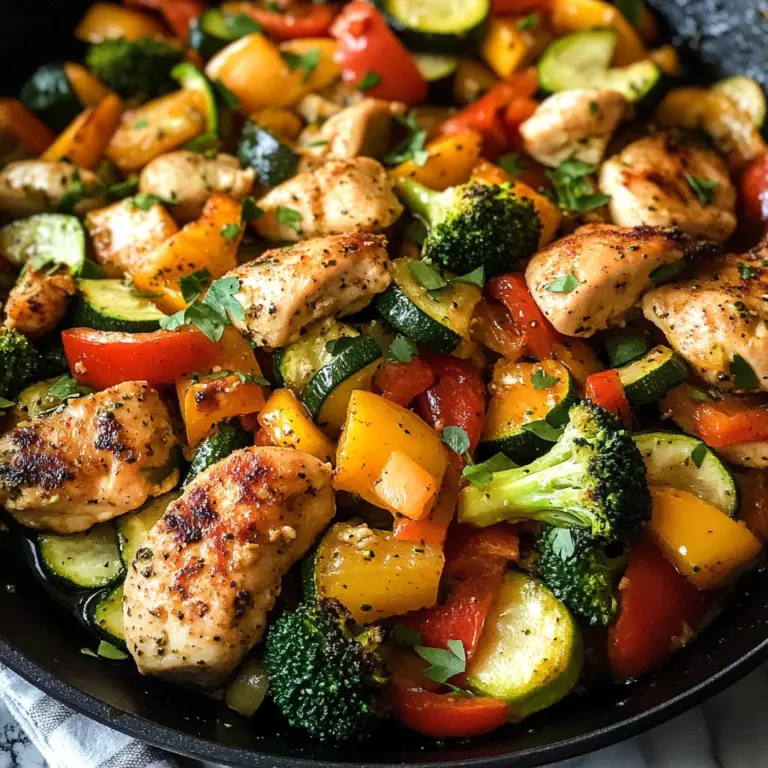 Chicken and Vegetables Skillet Recipe
