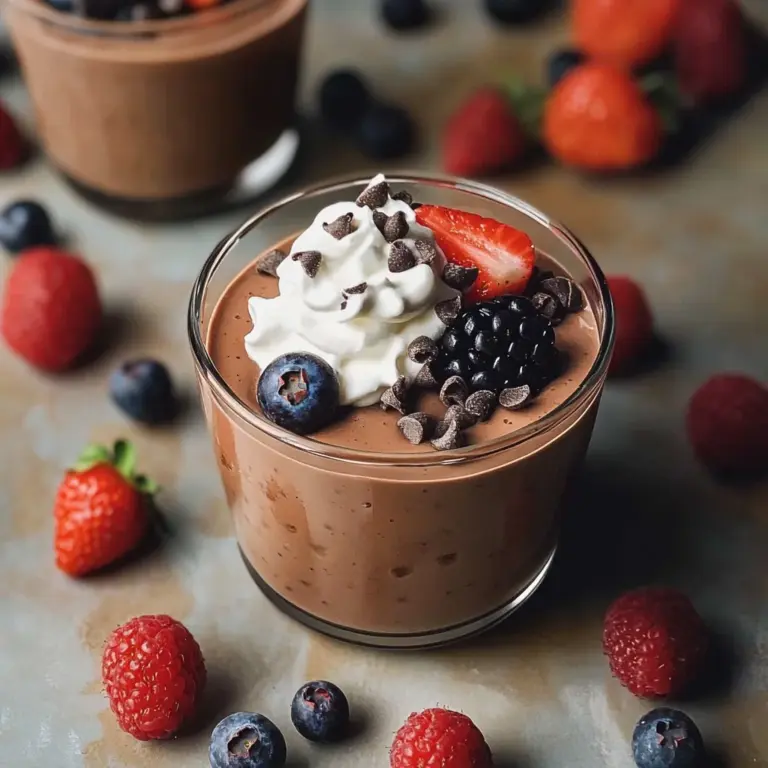 Chocolate Protein Pudding Recipe