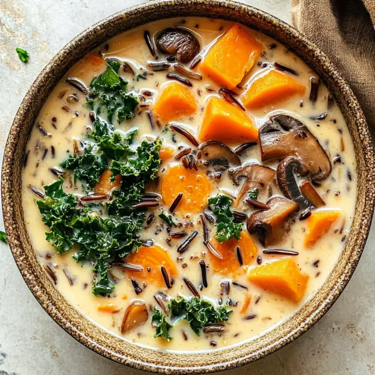 Cozy Autumn Wild Rice Soup