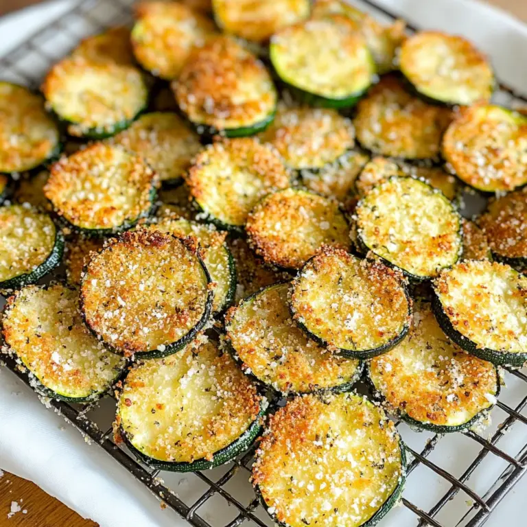 Crispy Baked Zucchini Chips