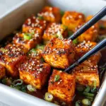 Crispy Gochujang Korean Tofu