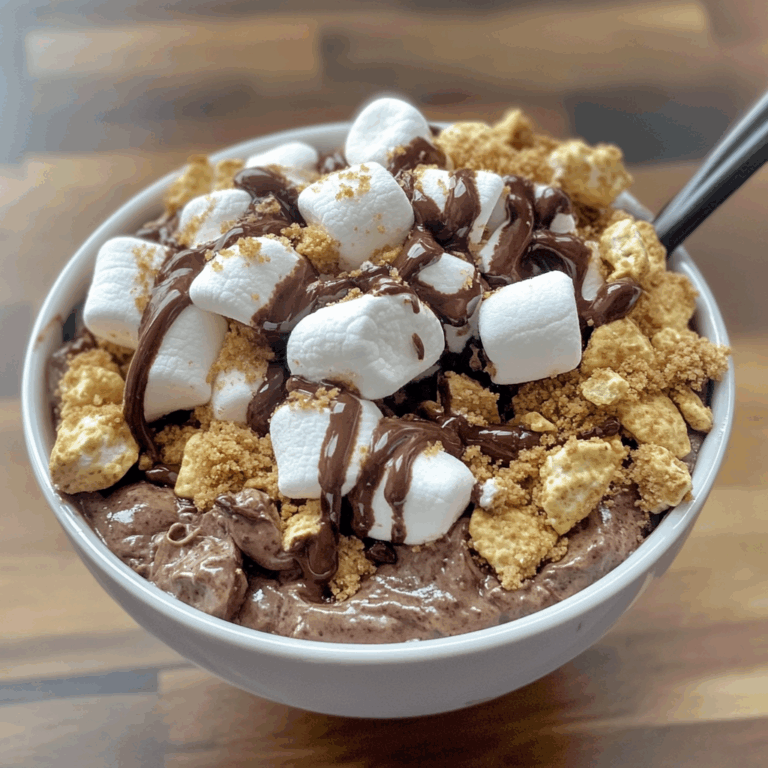 Double Chocolate Protein S’mores Bowl is the Best Protein-Packed Treat