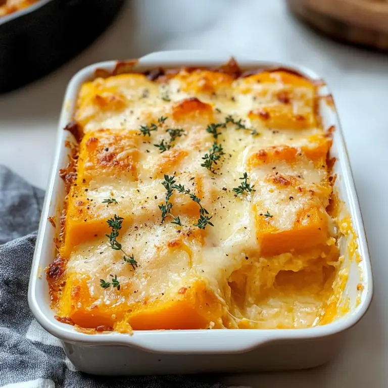 Easy Butternut Squash Casserole Recipe