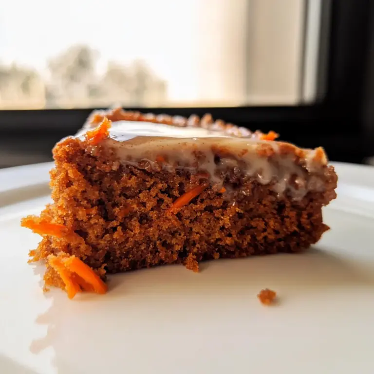 Easy Flourless Oatmeal Carrot Cake Recipe