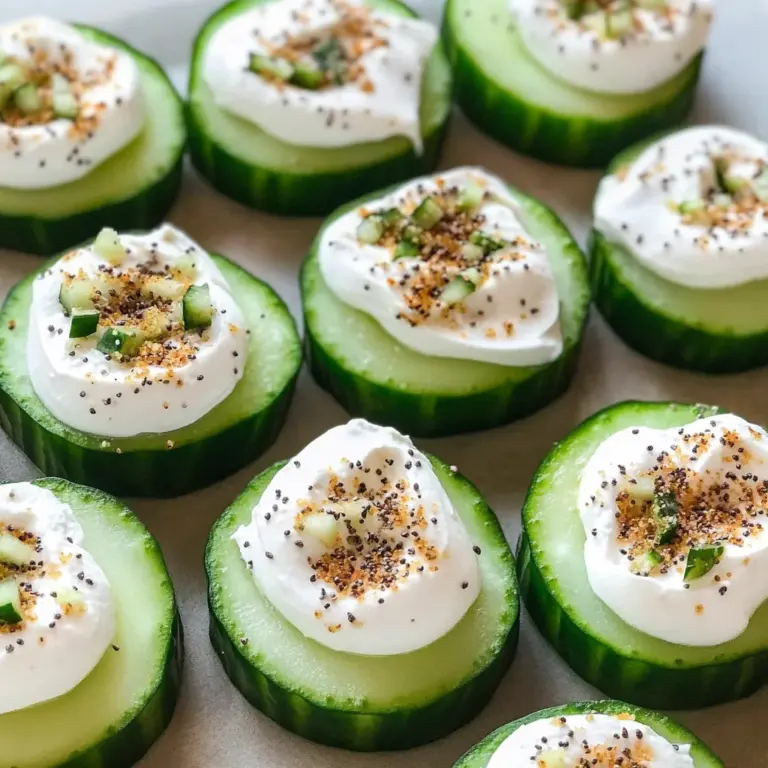 Everything Bagel Cucumber Bites