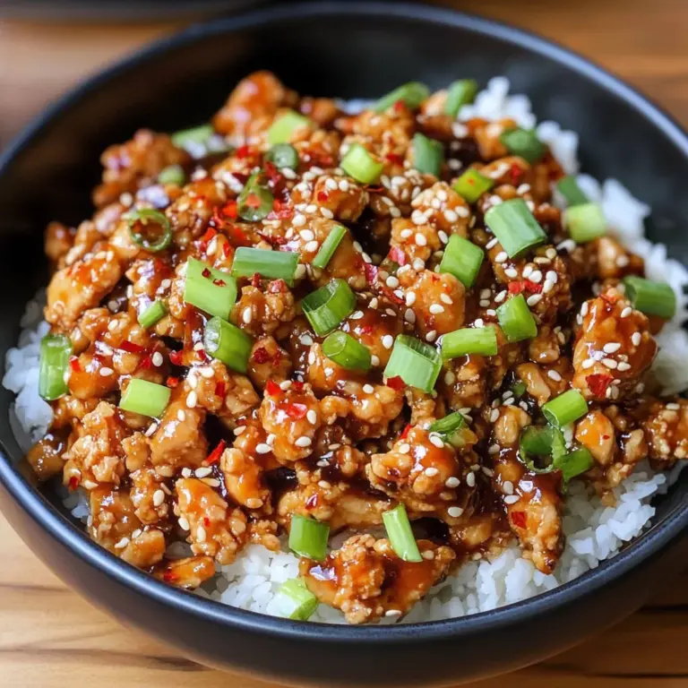 Firecracker Ground Chicken