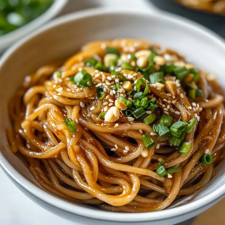 Garlic Sesame Noodles