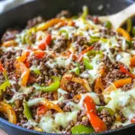 Ground Beef Philly Cheesesteak Recipe (Keto)