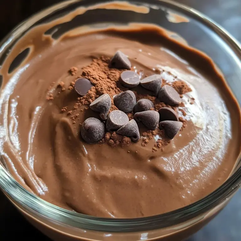 Healthy Chocolate Pudding