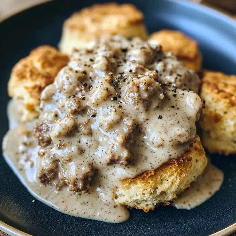 Keto Biscuits and Gravy