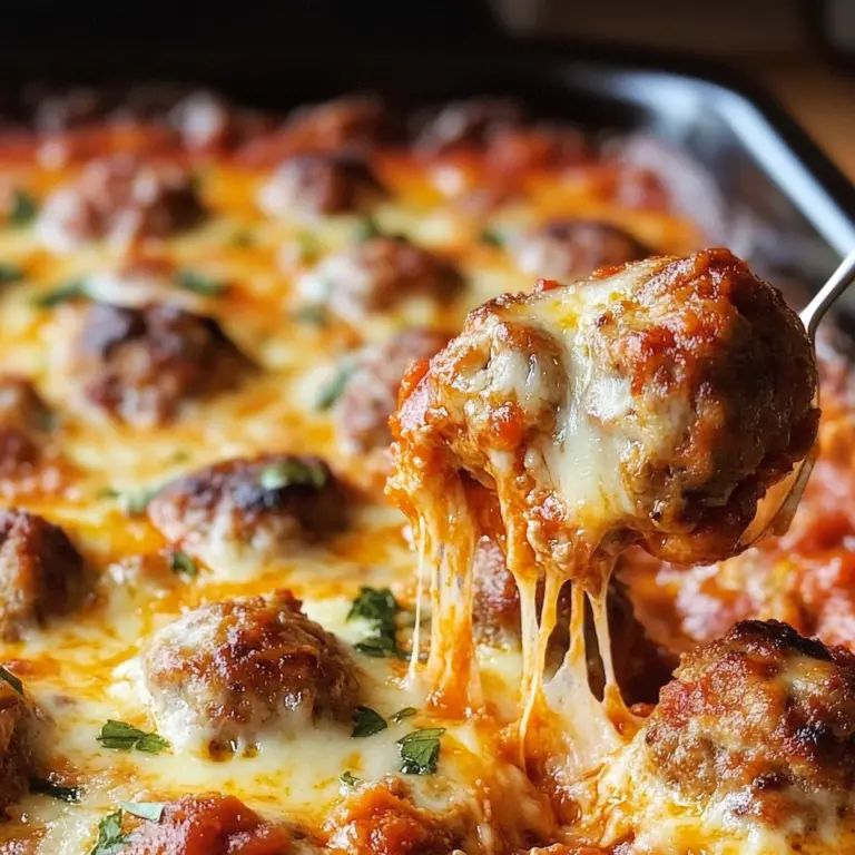 Keto Meatball Casserole
