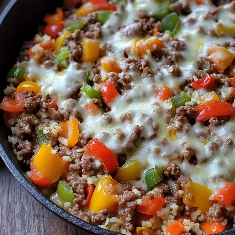 Keto Stuffed Pepper Skillet