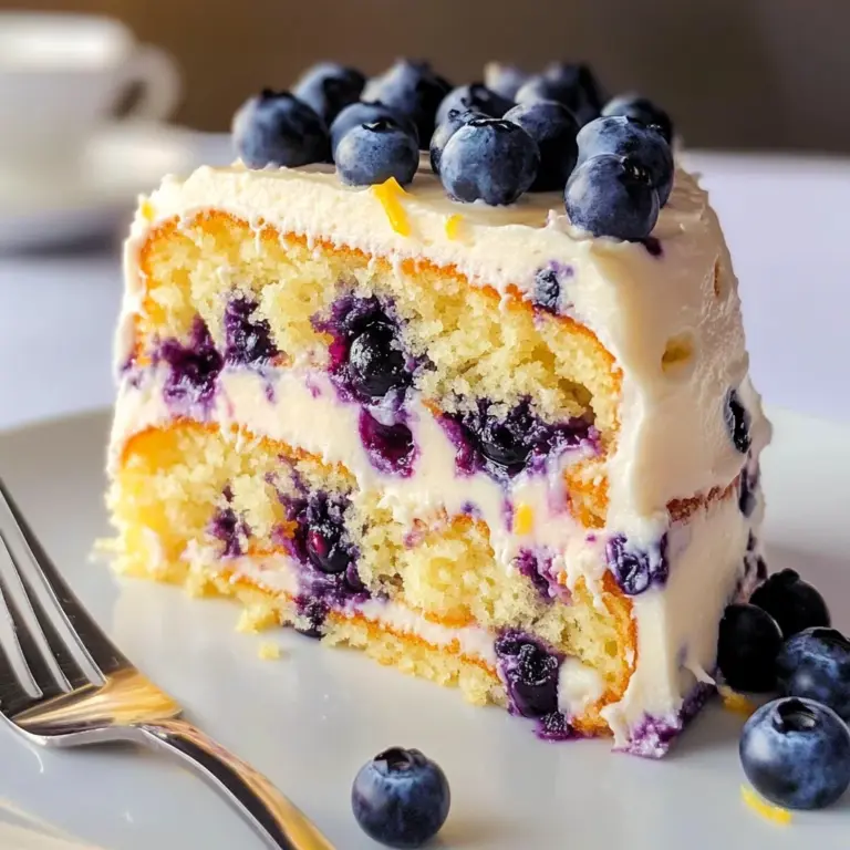 Lemon Blueberry Cake
