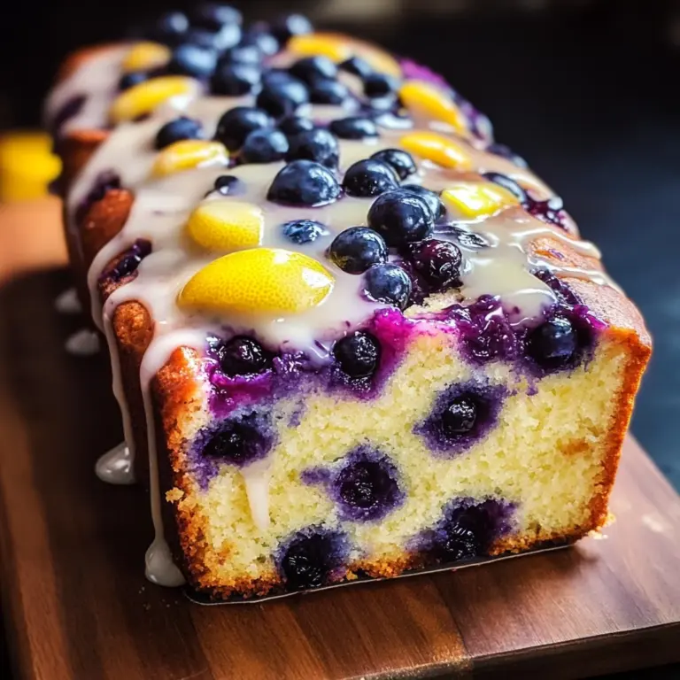 Lemon Blueberry Yogurt Loaf