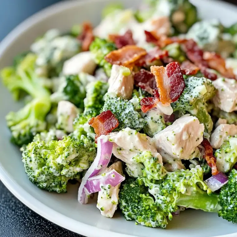 Low-Carb Chicken Broccoli Salad