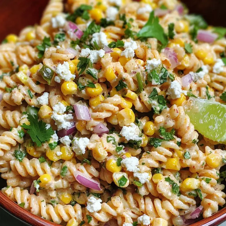 Mexican Street Corn Pasta Salad