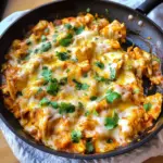One Pot Low Carb Chicken Enchilada Skillet