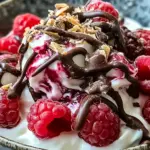 Raspberry Yogurt Clusters