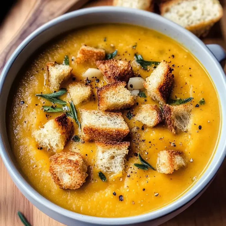 Roasted Butternut Squash Soup Recipe