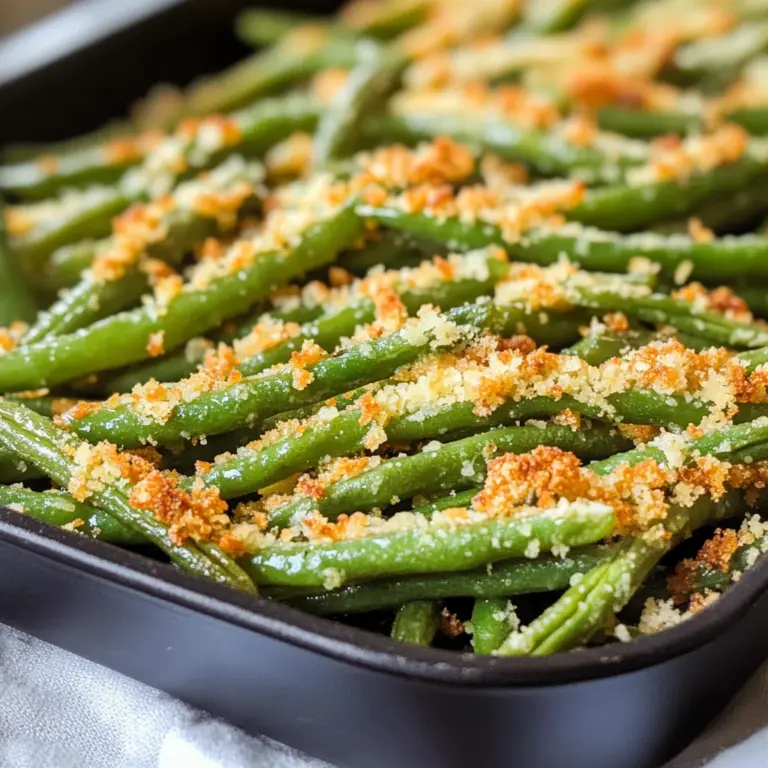 Roasted Parmesan Green Beans