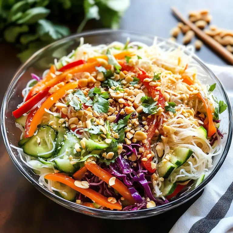 Spring Roll Salad with Spicy Ginger Dressing