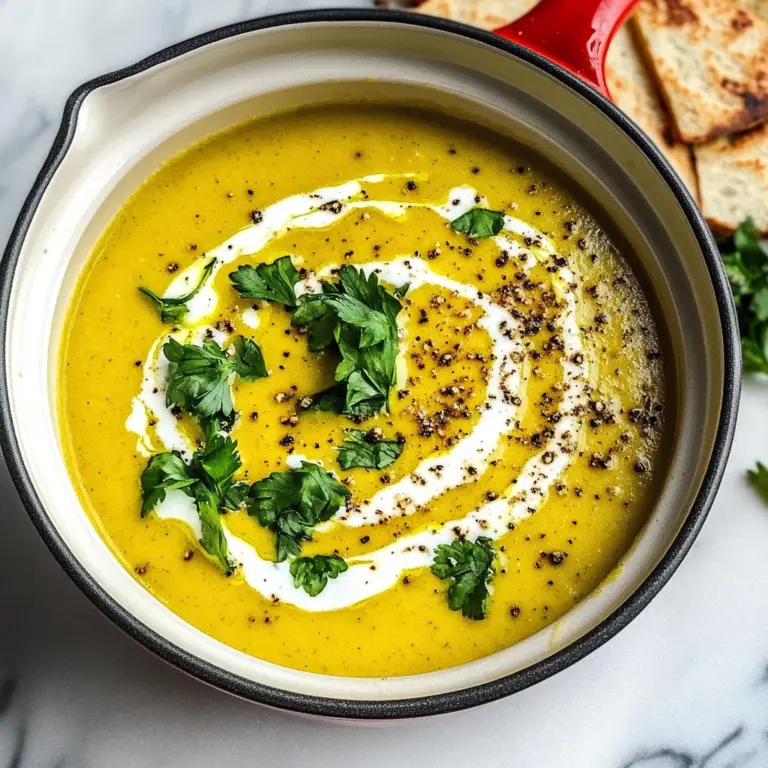 Healing Turmeric Cauliflower Soup