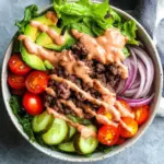 Healthy Burger in a Bowl
