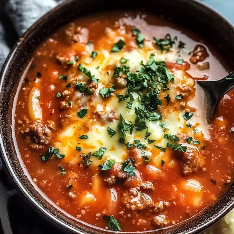 Keto Lasagna Soup