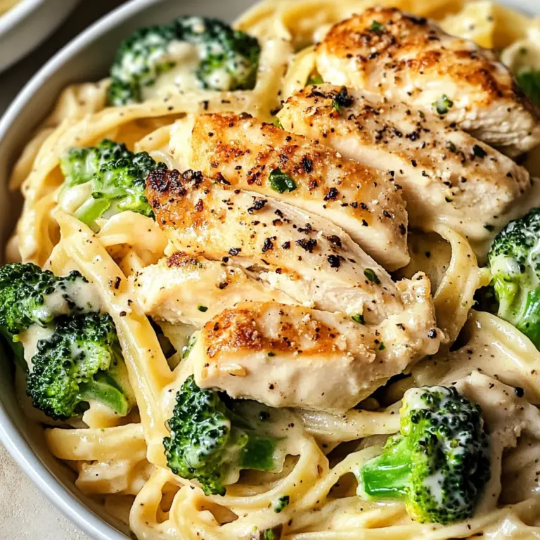 Low Calorie Chicken Alfredo