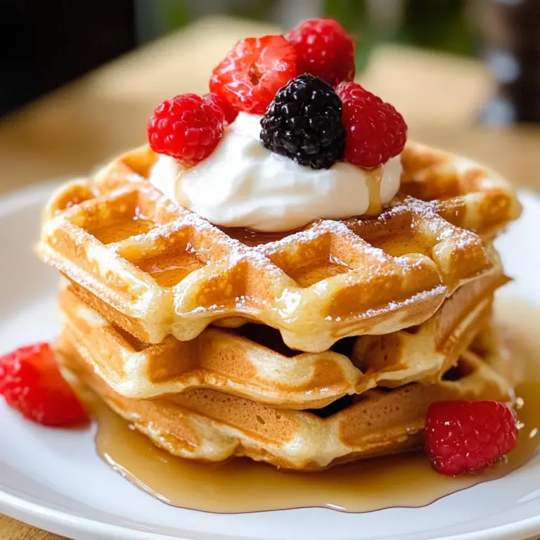 Protein Waffles