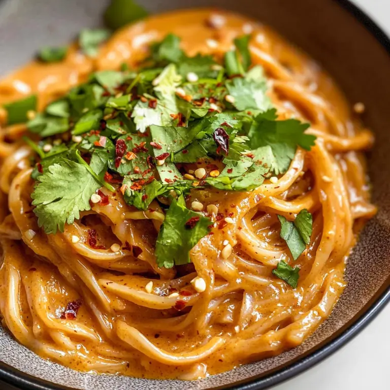 Thai Red Curry Noodles