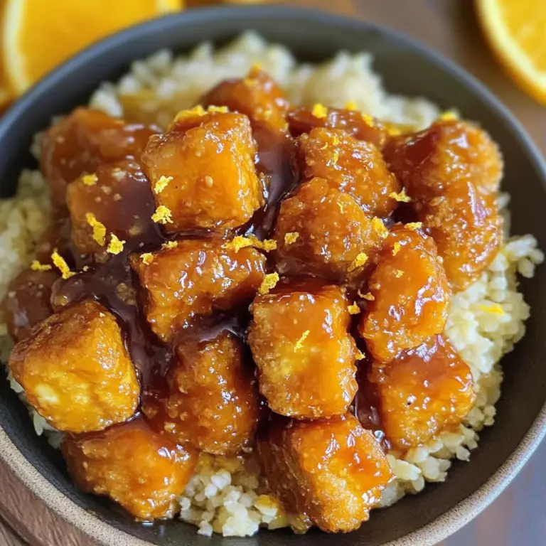 Vegan Orange Chicken (Tofu)