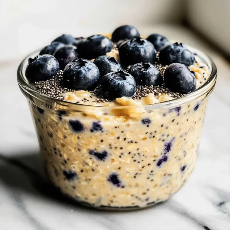 Blueberry Overnight Oats (Gluten-Free) Recipe