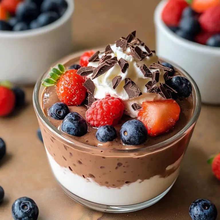 Chocolate Protein Pudding Recipe