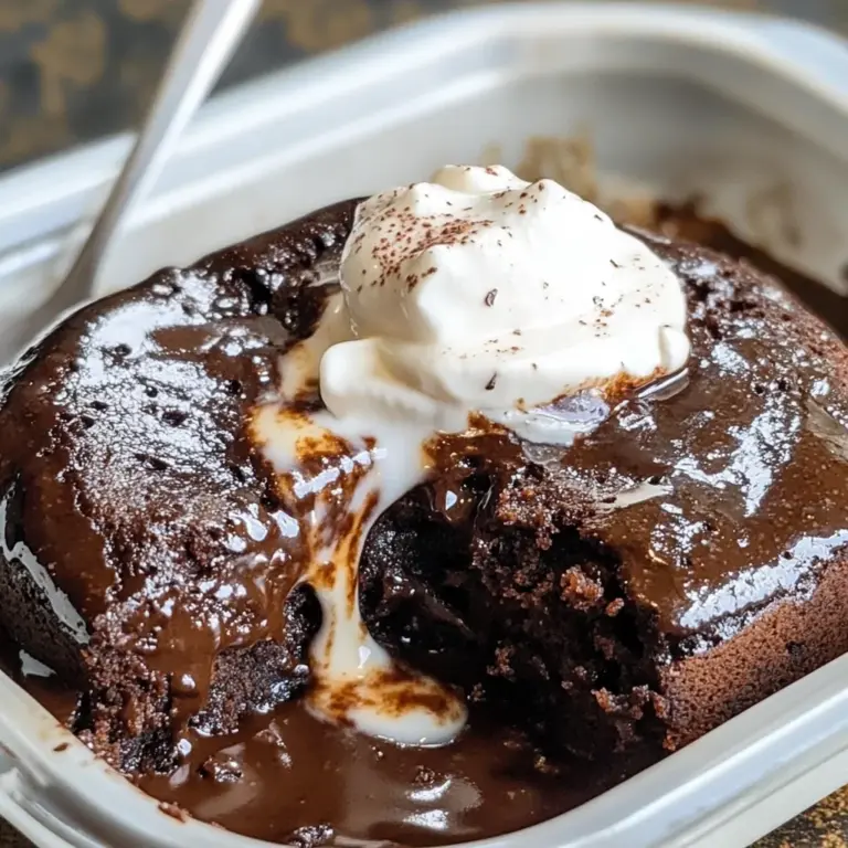 Cottage Cheese Lava Cake (Chocolate Protein Recipe)