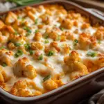 Creamy Buffalo Chicken Cauliflower Casserole Recipe