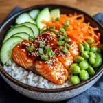 Crispy Salmon and Rice Bowl