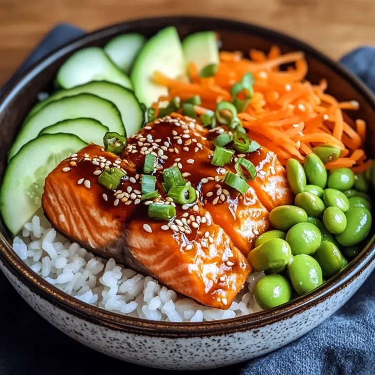 Crispy Salmon and Rice Bowl