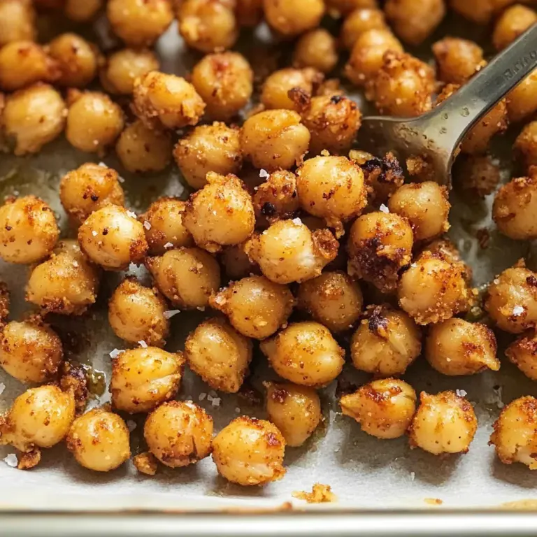 Easy Crispy Oven Roasted Chickpeas