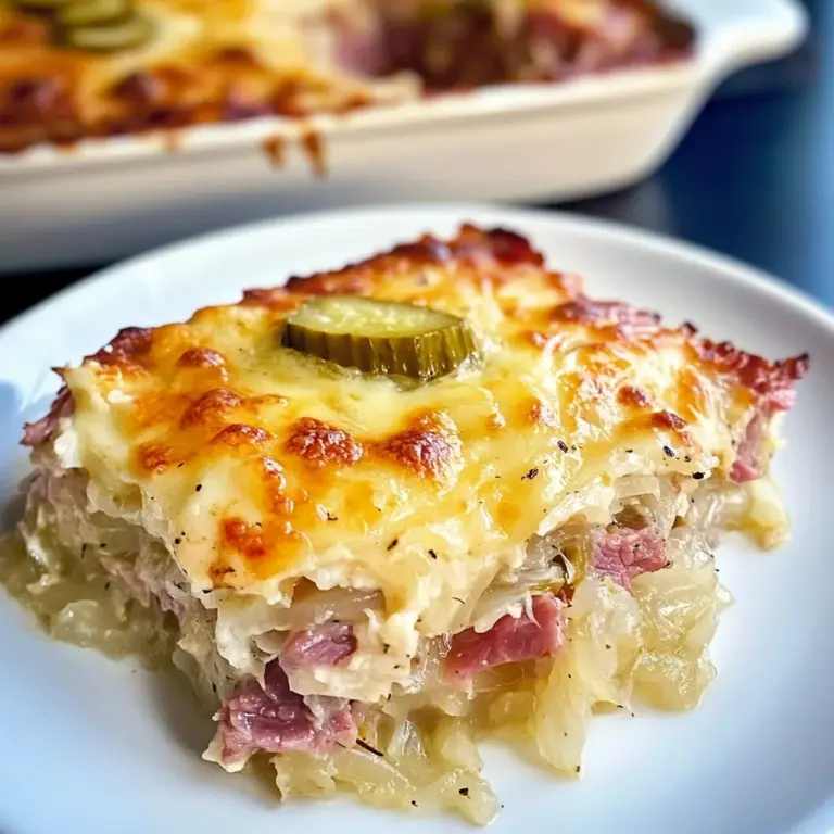 Easy Keto Reuben Casserole