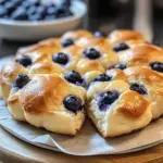 Fluffy Cottage Cheese Blueberry Cloud Bread