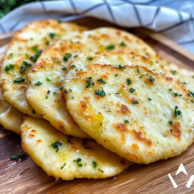 Garlic Keto Naan Bread Recipe